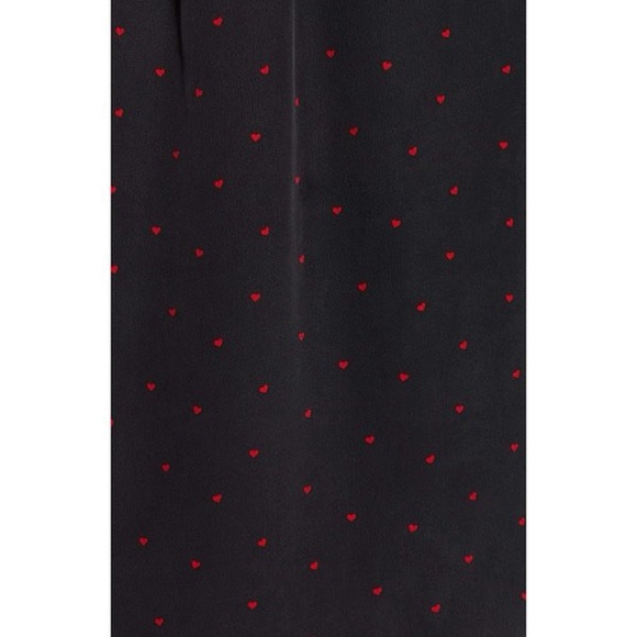 Rails Kate Silk Shirt with Red Mini Hearts - Picture 3 of 13